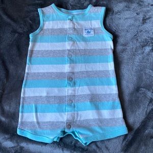 Carter’s Sleeveless Romper Whale Themed 🐳